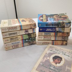 LOT OF 19 BOOKS RARE Dana Fuller Ross Terry C Johnston James Thom 17 PB 2 HB VTG