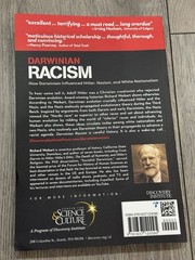 Darwinian Racism Richard Weikart Paperback Book Like New Unread Copy