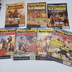 19 BASTEI Western-Bestseller G.F. Unger Pulp Fiction German Booklets Books