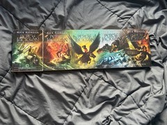 Rick Riordan Percy Jackson and the Olympians 5-Book Paperback Set Fantasy YA