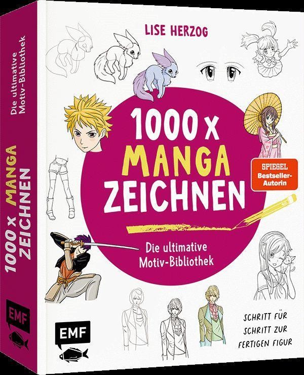 Die ultimative Motiv-Bibliothek – 1000 x Manga zeichnen, Lise Herzog