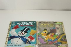 Little Golden Books Multiple Titles Frosty, Sesame Street Lot of 4