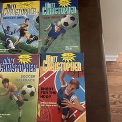 Vtg Matt Christopher Sports Book Lot Of 6 Soccer Basketball
