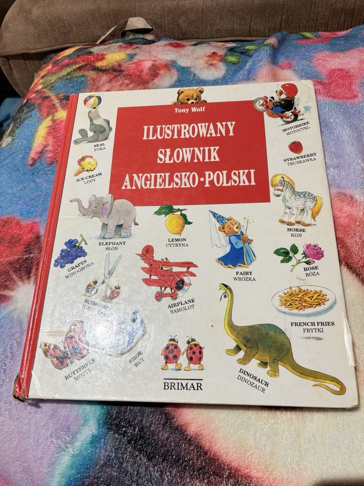 Ilustrowany Slownik Angielsko-Polski By Tony Wolf