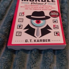 Murdle Volume 1 by G.T. Karber 100 Murder Mystery Logic Puzzles Paperback Book