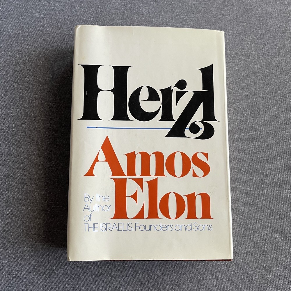 Herzl Hardcover Amos Elon Hardcover by Amos Elon First Edition