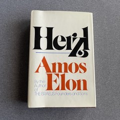 Herzl Hardcover Amos Elon Hardcover by Amos Elon First Edition