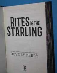 2 Books by Devney Perry RITES OF THE STARLING (1st/1st) & SHIELD OF SPARROWS