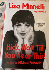 Liza Minnelli Signed Kids Wait Till You Hear This! signed by Liza Minnelli