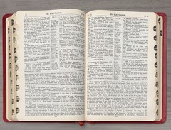 Oxford KJV Scofield Reference Bible 1945 Red Hand Grained MOROCCO Leather 187X