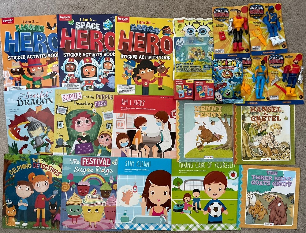 Random Lot of 13 Books for Children/Toddlers Activities & More