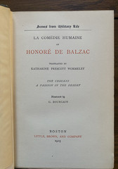 Honore de Balzac 3 Vols 1903-1907 Little Brown Co HC Decorative Bindings