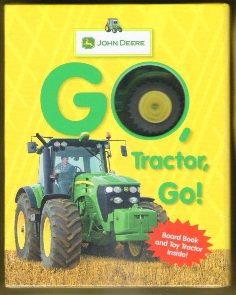 Go, Tractor, Go! by Dorling Kindersley Staff + John Deere (2009) NEW, Unopened~