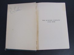 The Rumford Complete Cookbook by Lily Haxworth Wallace HC 1927 241 Pages