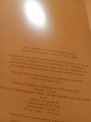 Very Persistent Gappers of Frip by George Saunders and Lane Smith FIRST EDITION