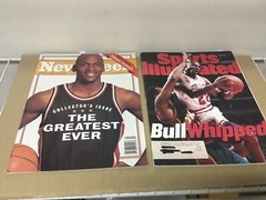 Lot of 4 – Assorted Michael Jordan Magazines – Newsweek / SI / Beckett Tribute