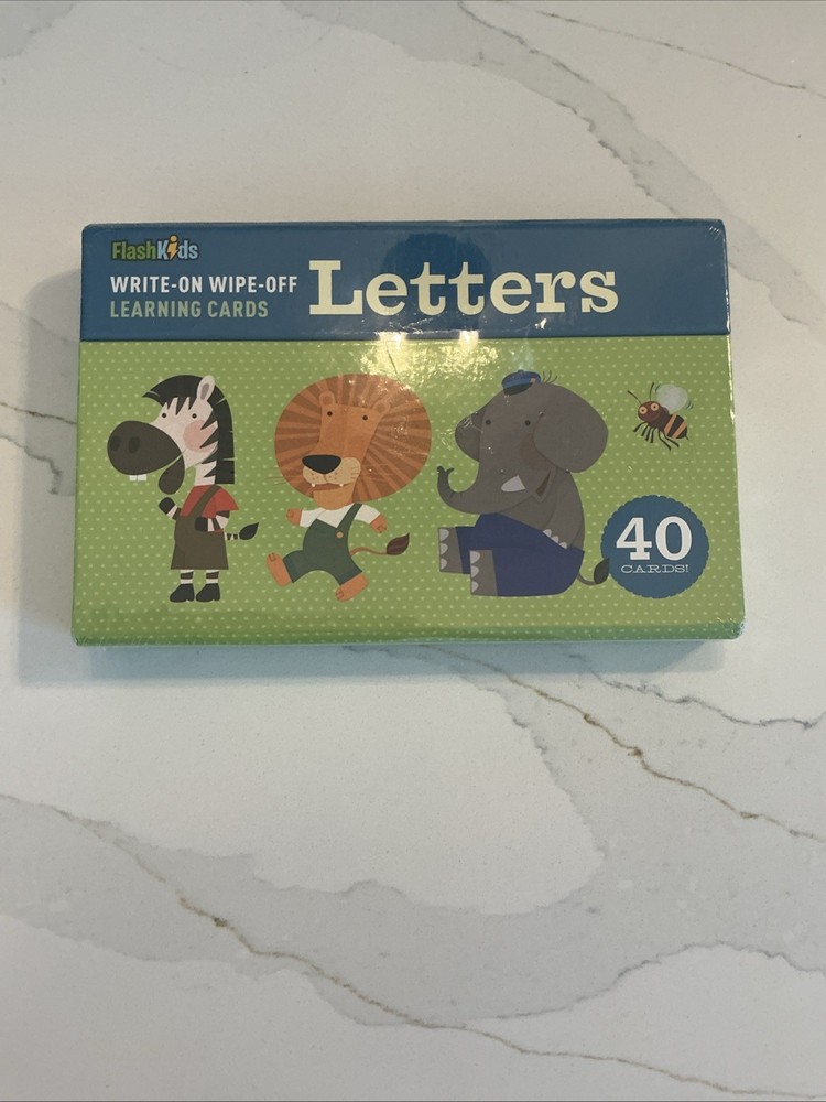 Write-On Wipe-Off Learning Cards: Letters