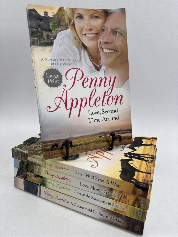 Penny Appleton Job lot collection of 5 LARGE PRINT adult fiction books