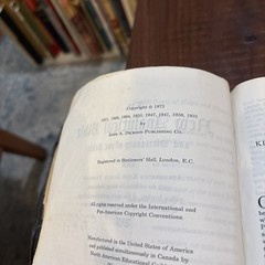 VTG 1973 Holy Bible New Analytical Edition Dickson KJV Moroccan Leather DAMAGED