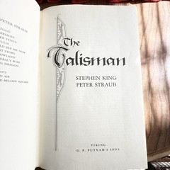 Stephen King/Peter Straub The Talisman Hardcover True 1st Edition 1985 Viking DJ