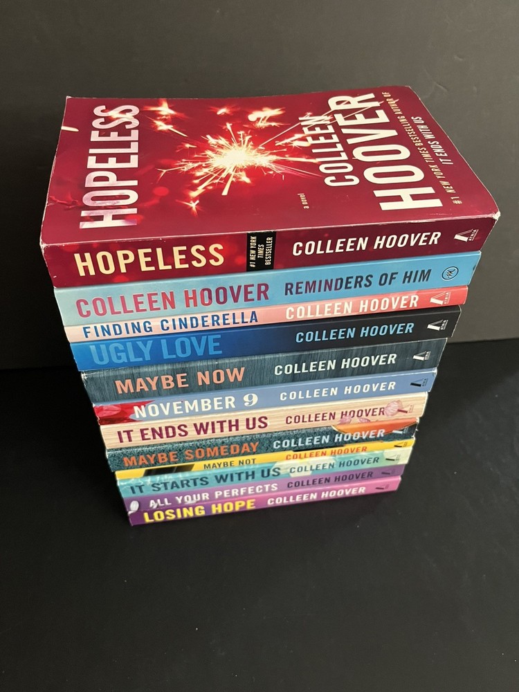 Lot of (12) Trade Paperbacks – Mixed Novels / Titles by Colleen Hoover – VG