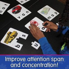 Match It! – 20-Piece Self-Correcting Spelling Puzzles for Little Learners