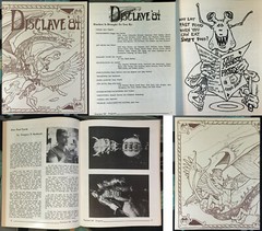 SCIENCE FICTION FANZINE DISCLAVE 1984 Sci-Fi Convention Connie Willis Paul Yurek