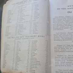 1901 HOLY BIBLE RED LETTER EDITION OLD AND NEW TESTAMENT LARGE TYPE U.S.A.