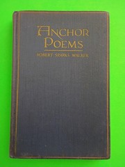 Anchor Poems Robert Sparks Walker HC 1925 Revell Biblical inspired Poetry