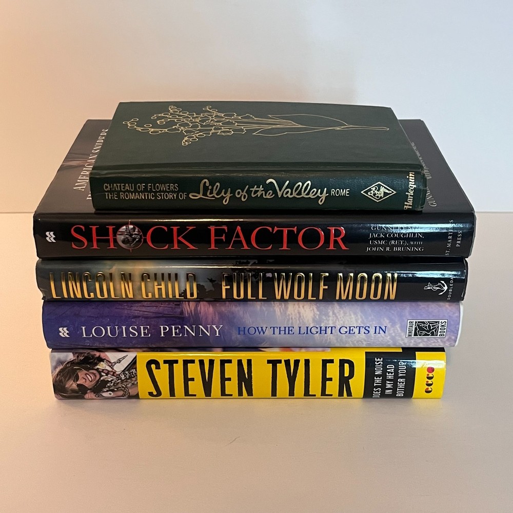 Book Lot of 5+ INSTANT COLLECTION Books – Mixed Genres Hardbacks