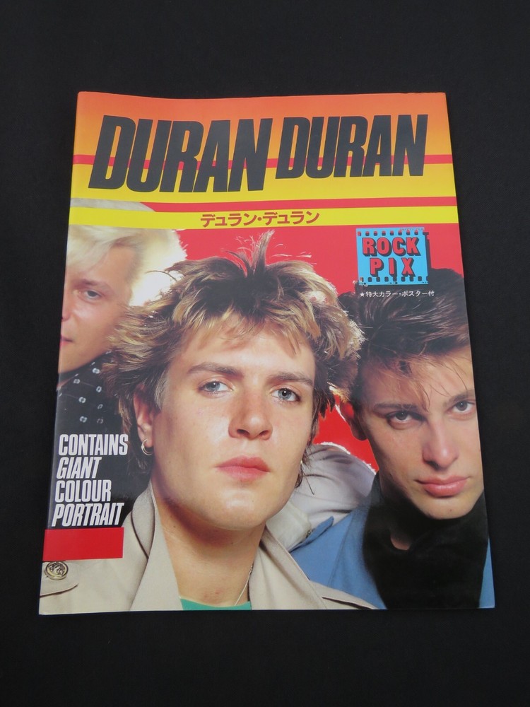 Duran Duran Book In Their Own Words Vintage 1983 Japanese Printing w/ Poster