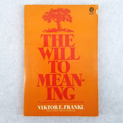 The Will To Meaning – Softcover by Viktor E. Frankl – w/ Original Receipt