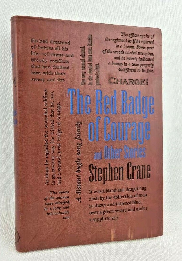 THE RED BADGE OF COURAGE & OTHER STORIES Stephen Crane Flexi Bound Faux Leather