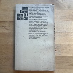 James Baldwin Notes of a Native Son Bantam Modern Classic Vintage 1968 PB