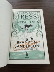 Tress of the Emerald Sea SIGNED by Brandon Sanderson Dragonsteel 1st Printing