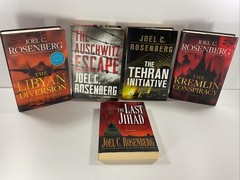 Thrillers by Joel C. Rosenberg Lot of 5 4 HC DJ 1 PB