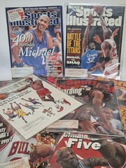 Lot Of 8 Vintage Sports Illustrated Magazine Michael Jordan On Cover 1 Sport