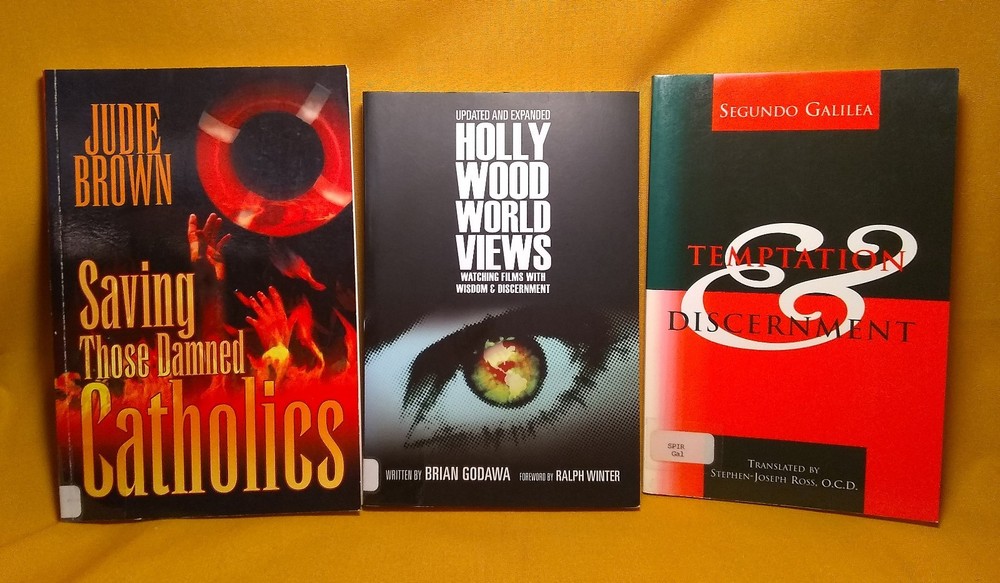 Temptation Discernment Saving Damned Catholics Hollywood Views 3 PB book lot