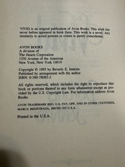 1995 VIVID BEVERLY JENKINS HARDCOVER 1ST EDITION .. NO DUST JACKET!!
