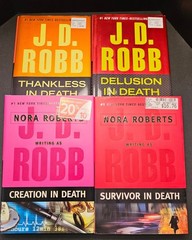 J.D. Robb Hardcover Books Mix Lot 4 / Multiple Titles Suspense reading