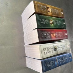 A Song of Ice and Fire by George R.R. Martin – Paperback – Complete Series