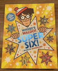 Where’s Waldo Super Six Set 6 Books Puzzle Poster Book Set in Slip Case Cover