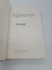The Hypnotist: A Novel by Lars Kepler Detective Murder Mystery 1st American Edit