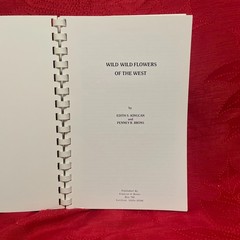 Wild Wildflowers of the West by Edith S. Kinucan and Penney R. Brons 1985 3rd Pr