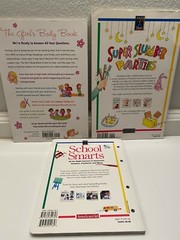 Lot of 3 AMERICAN GIRL LIBRARY & Other: School Smarts, Super Slumber Party Books