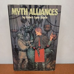 MYTH ALLIANCES/SANCTUARY by Robert Asprin, Vtg HC 1981 THIEVES’ WORLD Series 1-3