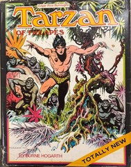 TARZAN OF THE APES – by Burne Hogarth/ E R Burroughs (1972 1st PRINT, INSCRIBED)