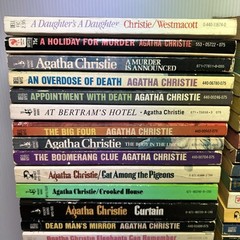 Vintage Agatha Christie Mystery Paperback Lot Of 48 (1960s-1980s) Pocket, Dell