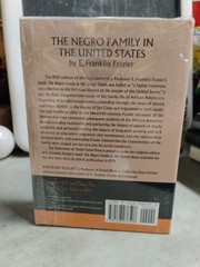 The Negro Family In The United States By E. Franklin Frazier; Notre Dame Press