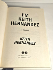 I’m Keith Hernandez, Memoir Baseball MLB New York Mets St Louis Cardinals Book